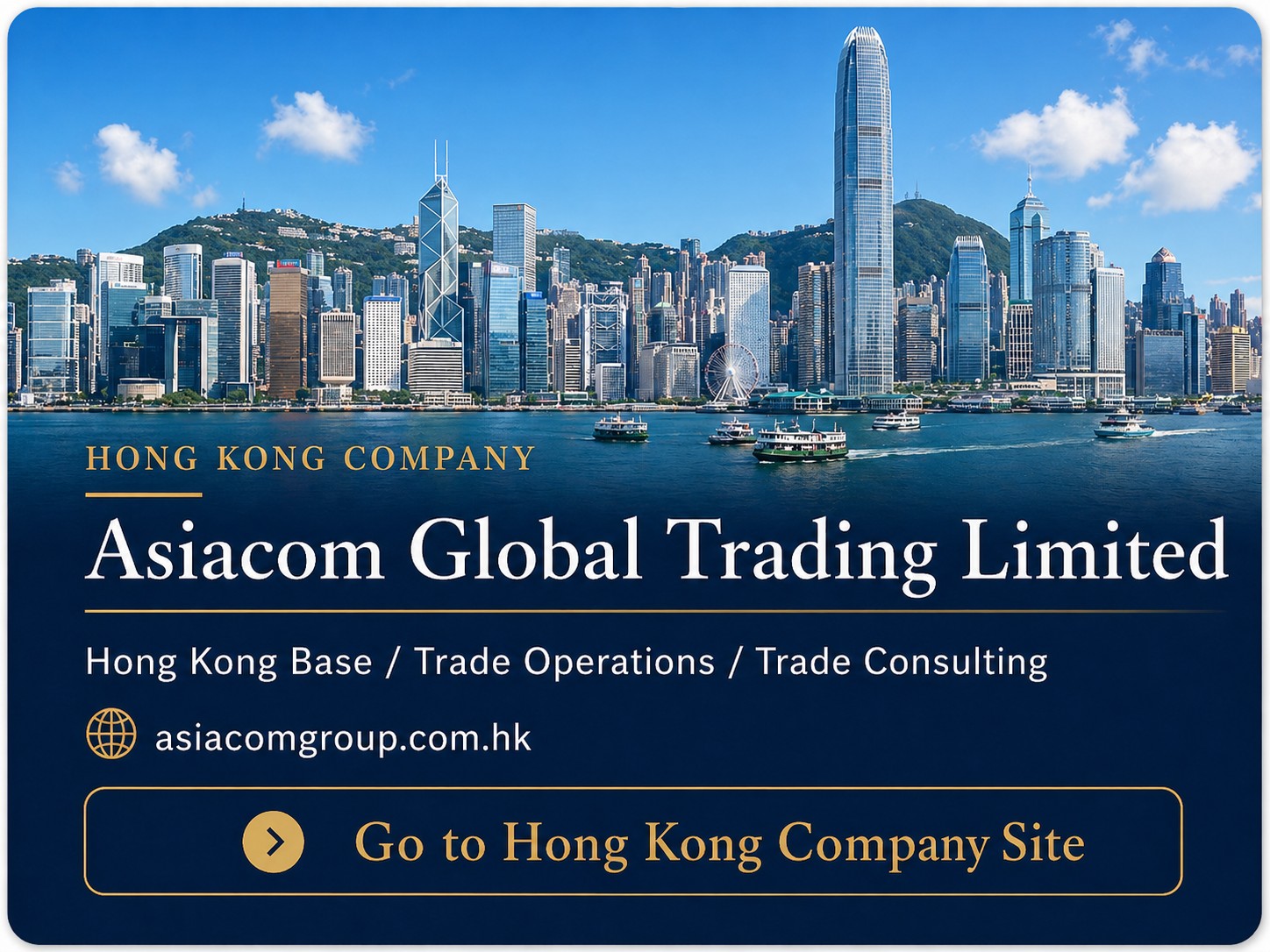 Asiacom Global Trading Limited Hong Kong company website